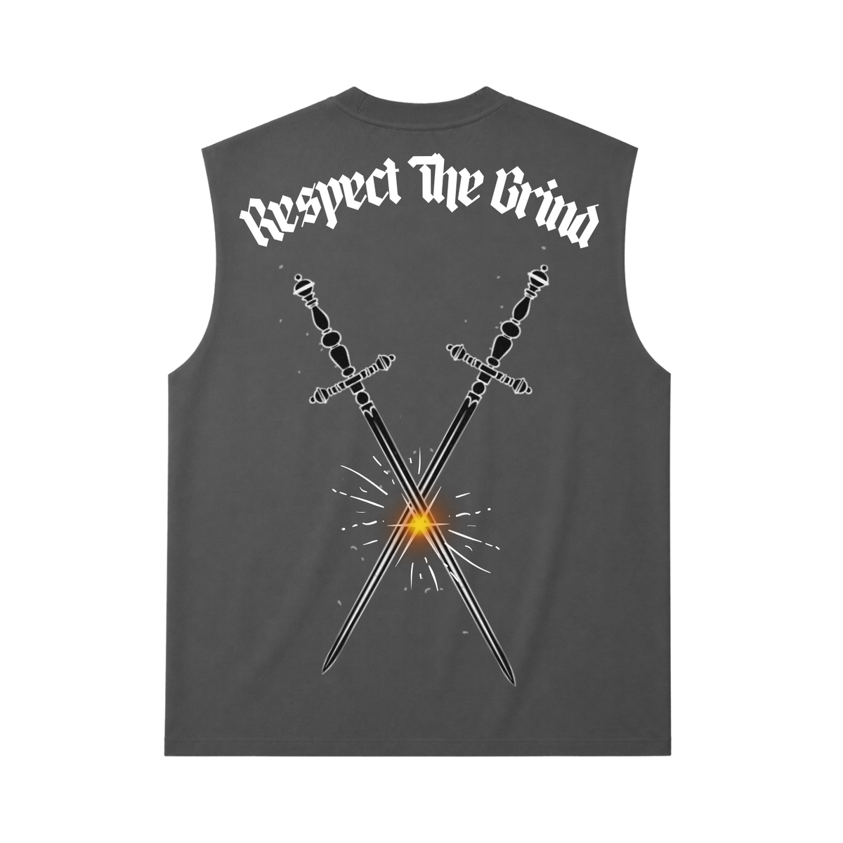 Respect The Grind Garment Dyed Sleeveless Tee