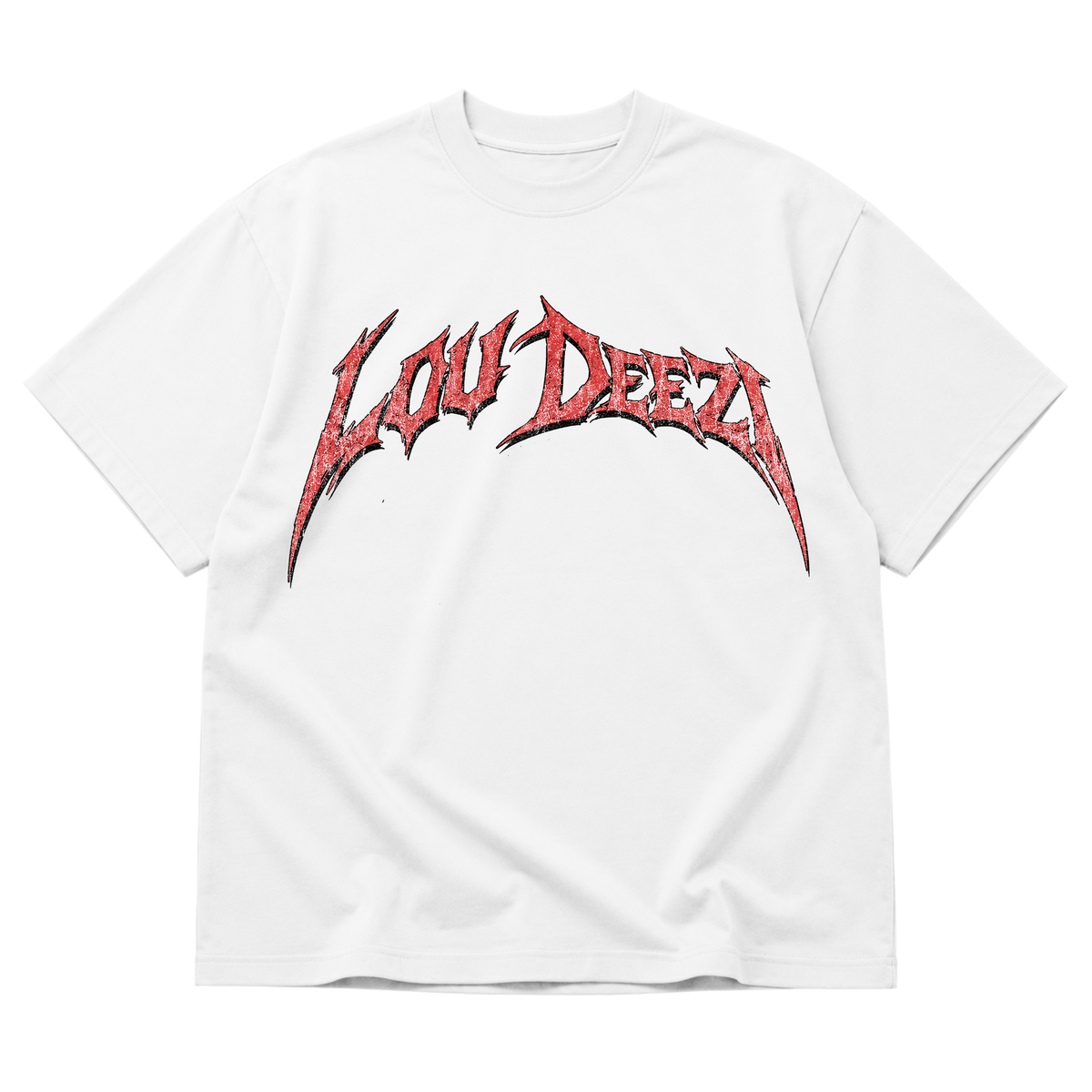 Lou Deezi Bold Wordmark Tee (White)