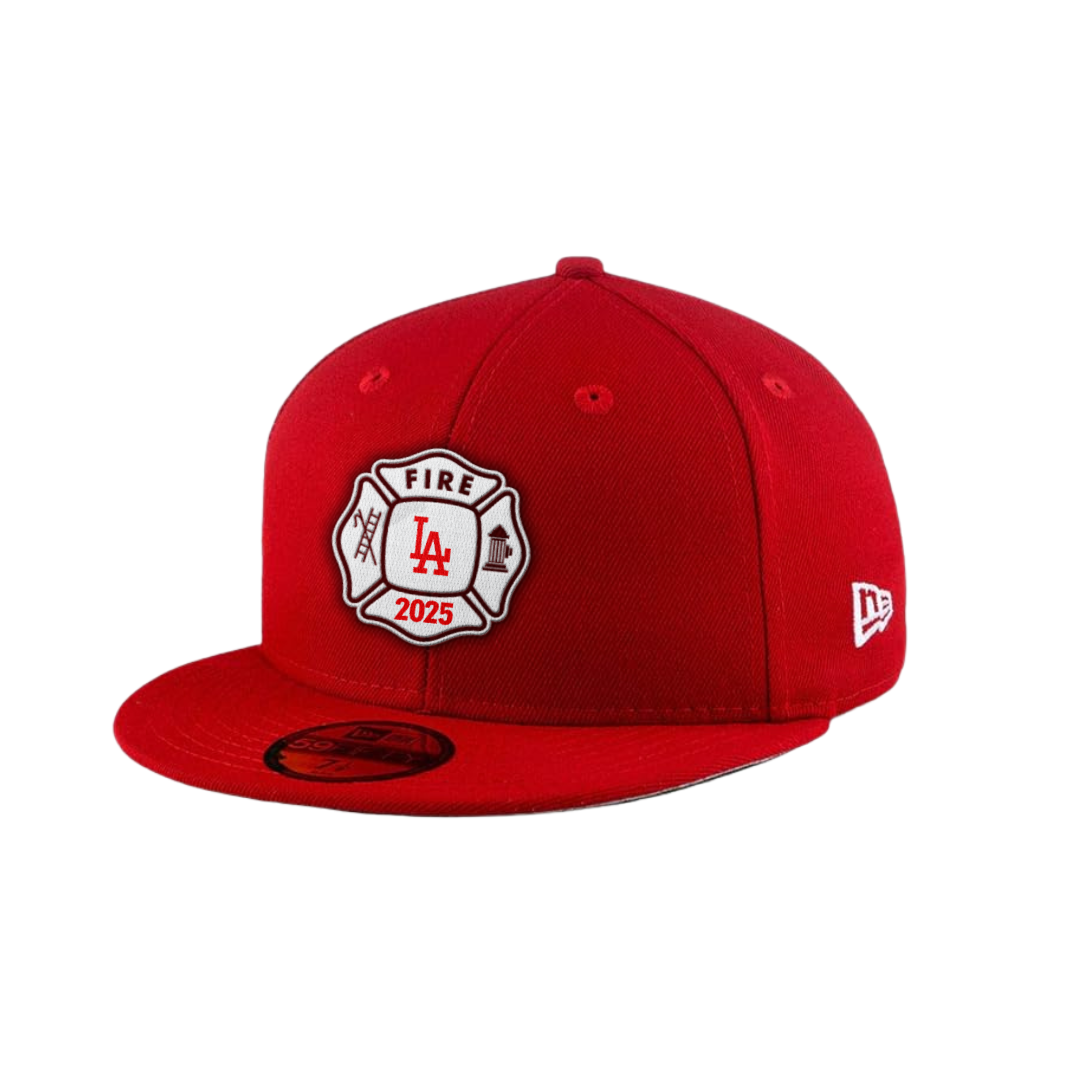 LA FIRE DEPT 59FIFTY Cap - Red