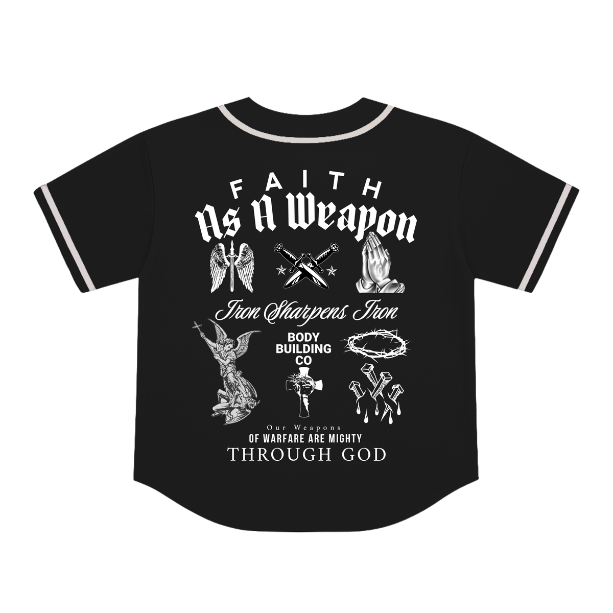 Faith As A Weapon Baseball Jersey