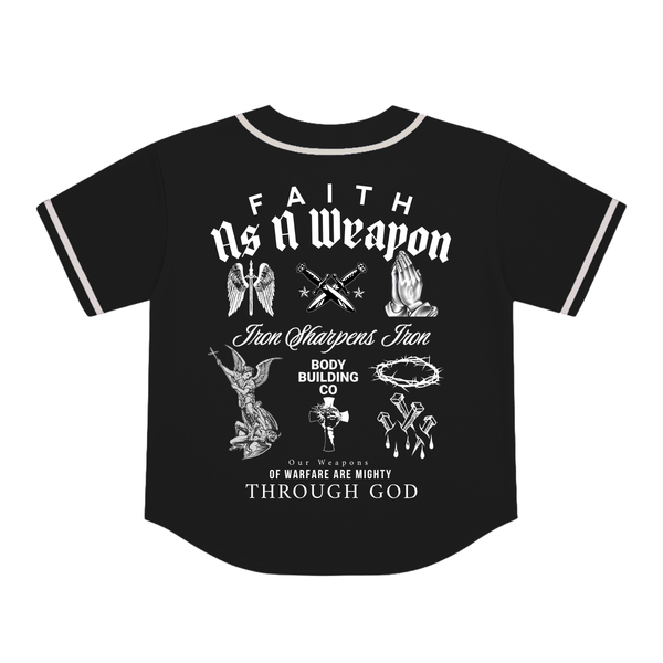 Faith As A Weapon Baseball Jersey