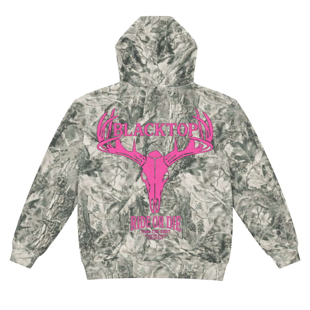 Black Top Camo Hoodie