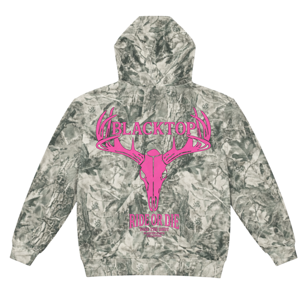 Black Top Camo Hoodie
