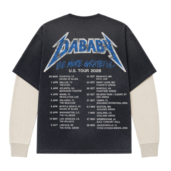 DaBaby LA Cap Layered Long Sleeve