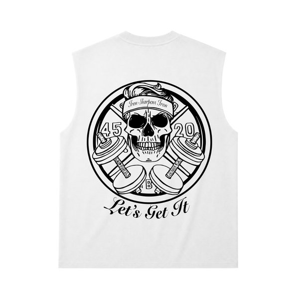 Let's Get It Garment Dyed Sleeveless Tee