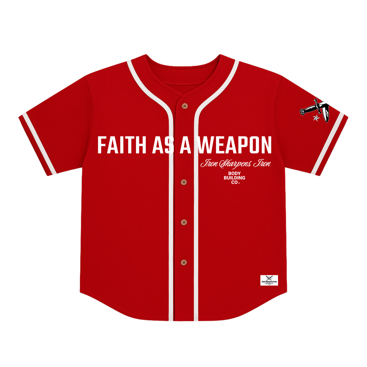 Faith As A Weapon Baseball Jersey