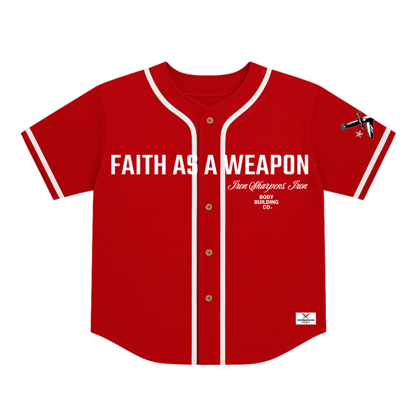Faith As A Weapon Baseball Jersey