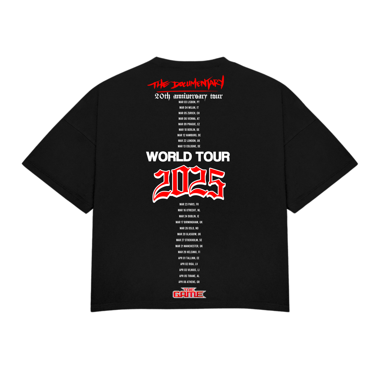 The Documentary World Tour Heavy Tee