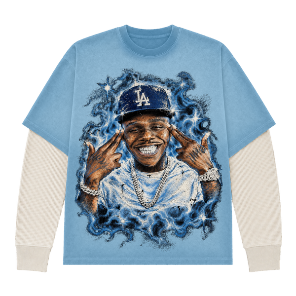 DaBaby LA Cap Layered Long Sleeve