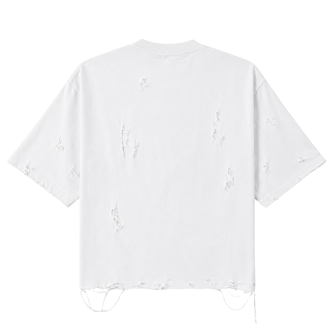 WIT Distressed Tee