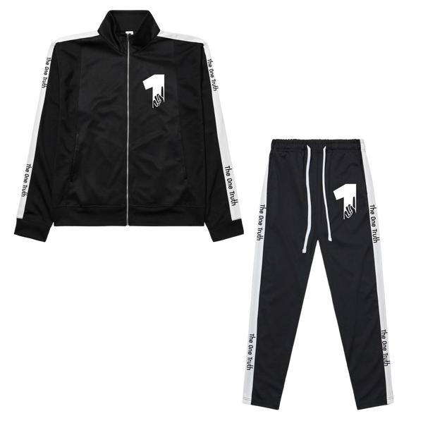 The One Truth - Tracksuit Set Black & White