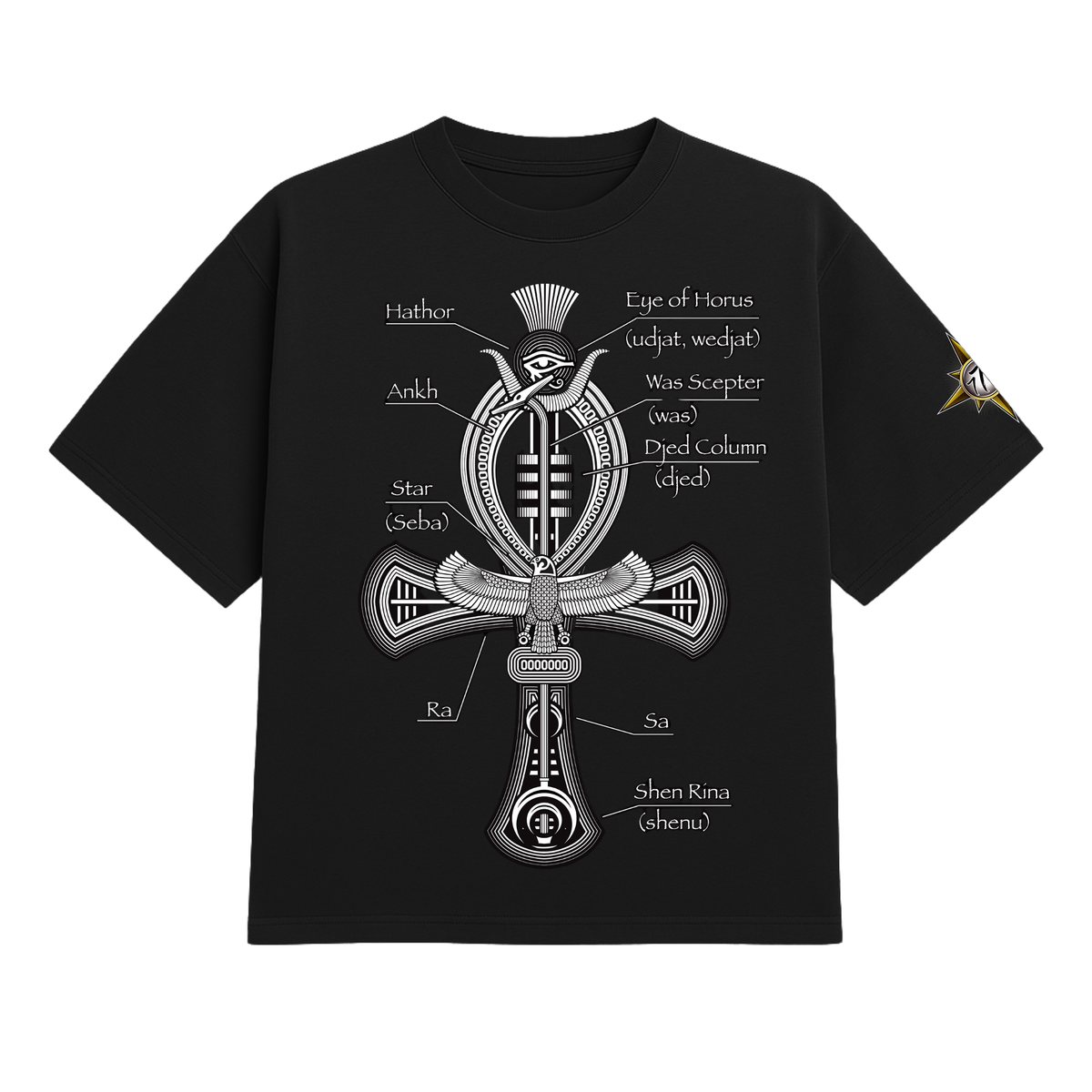 Sacred 7 Ankh Heavy T-Shirt