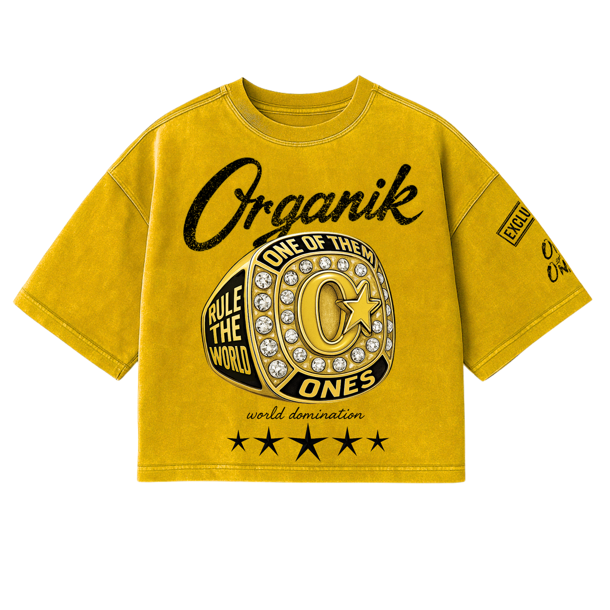 Organik Lyfestyle World Domination T-Shirt