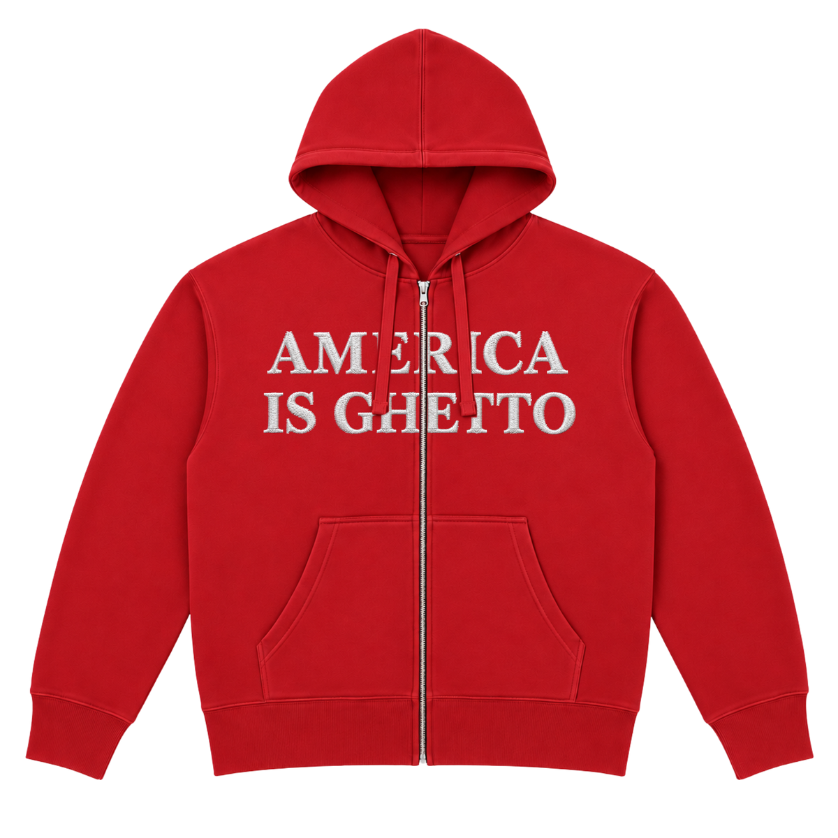 America Is Ghetto Zip Hoodie