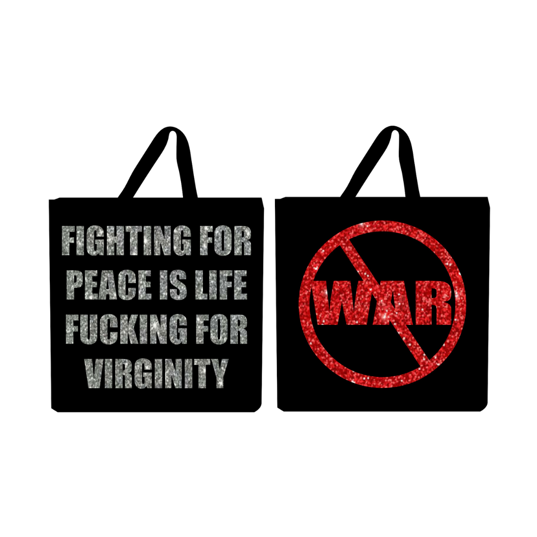 FIGHTING FOR PEACE tote