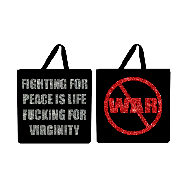 FIGHTING FOR PEACE tote