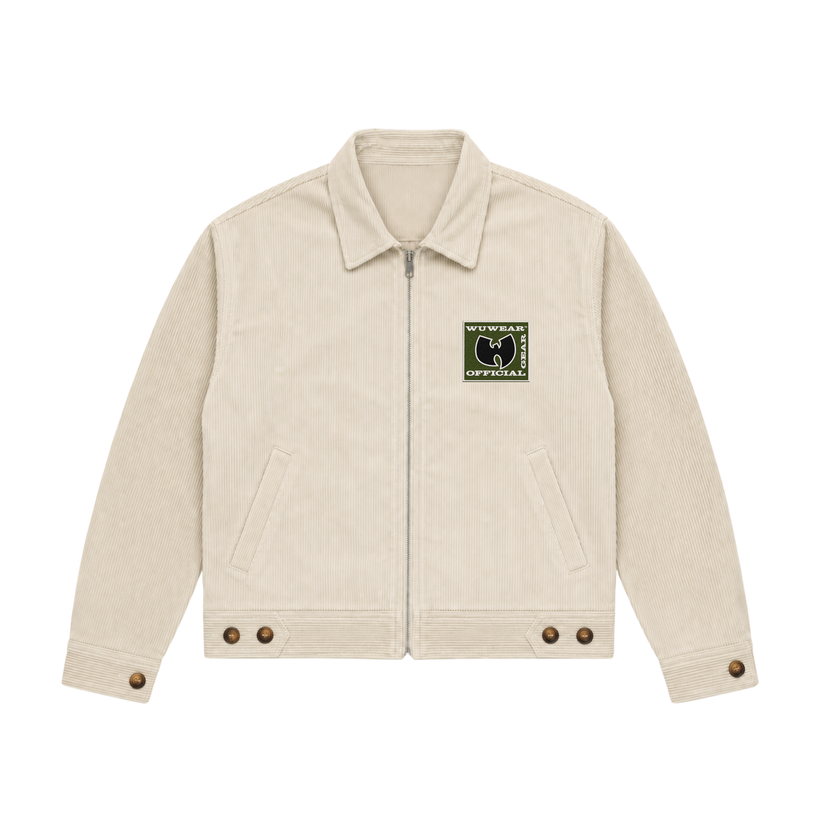 Official Patch Knit Zip Jacket