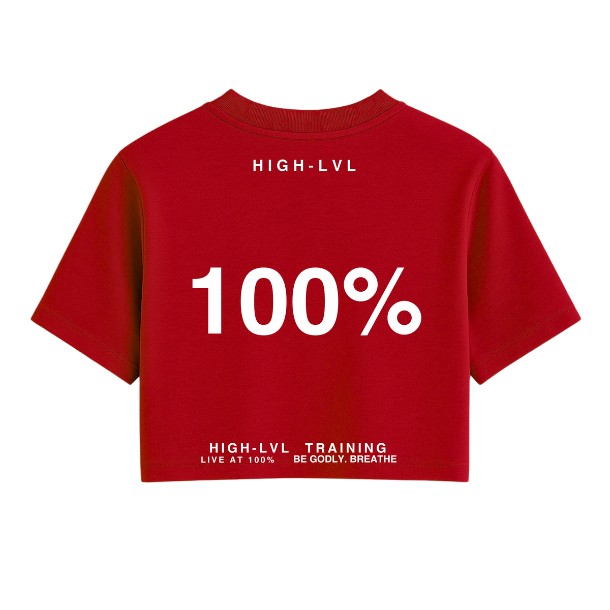 High LVL - 100% One Size Crop Tee
