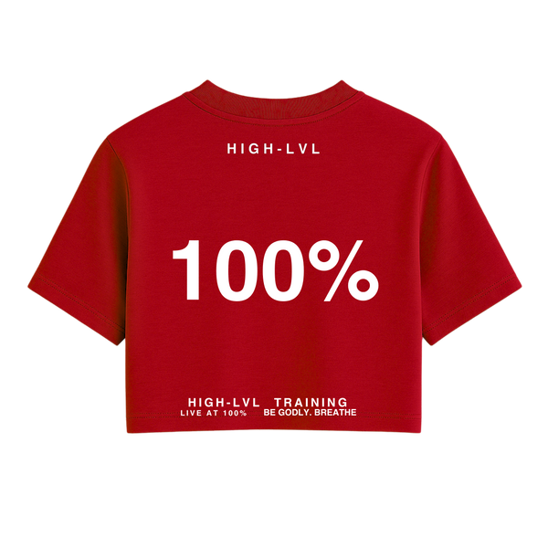 High LVL - 100% One Size Crop Tee