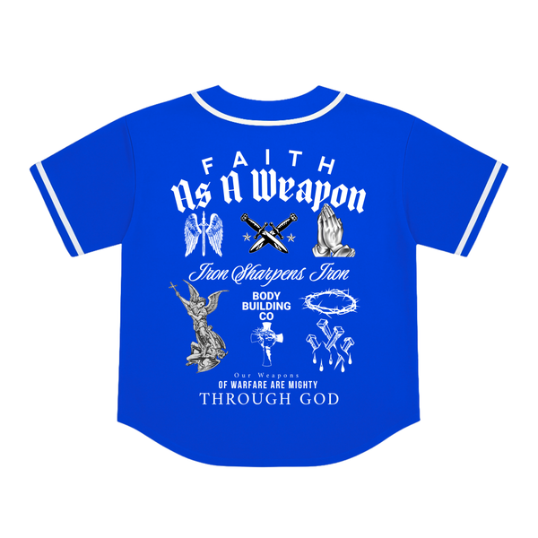 Faith As A Weapon Baseball Jersey