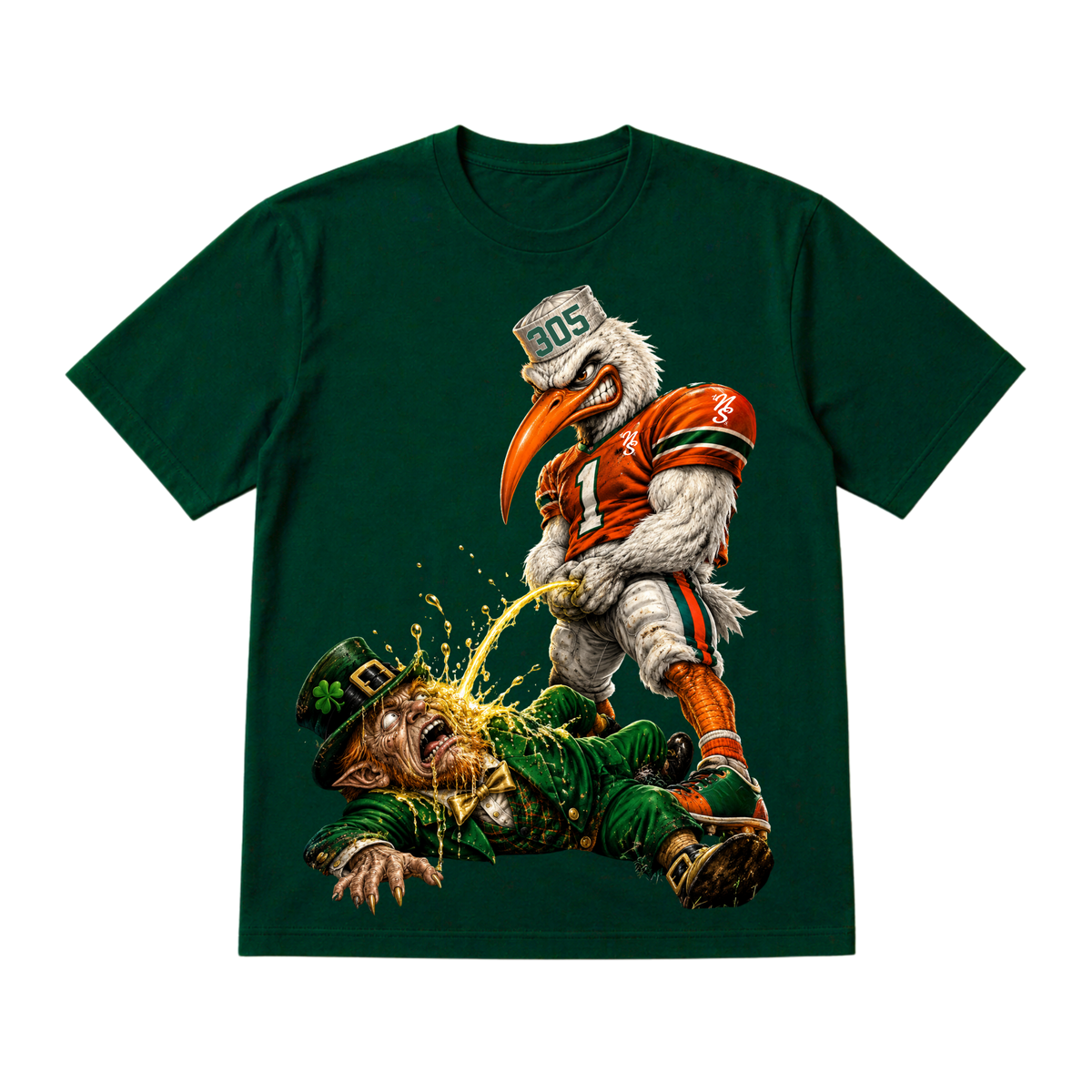 Rain On The Irish Tee