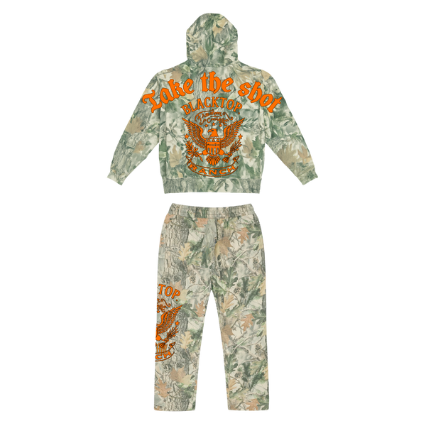 Take The Shot Camo Hoodie Set