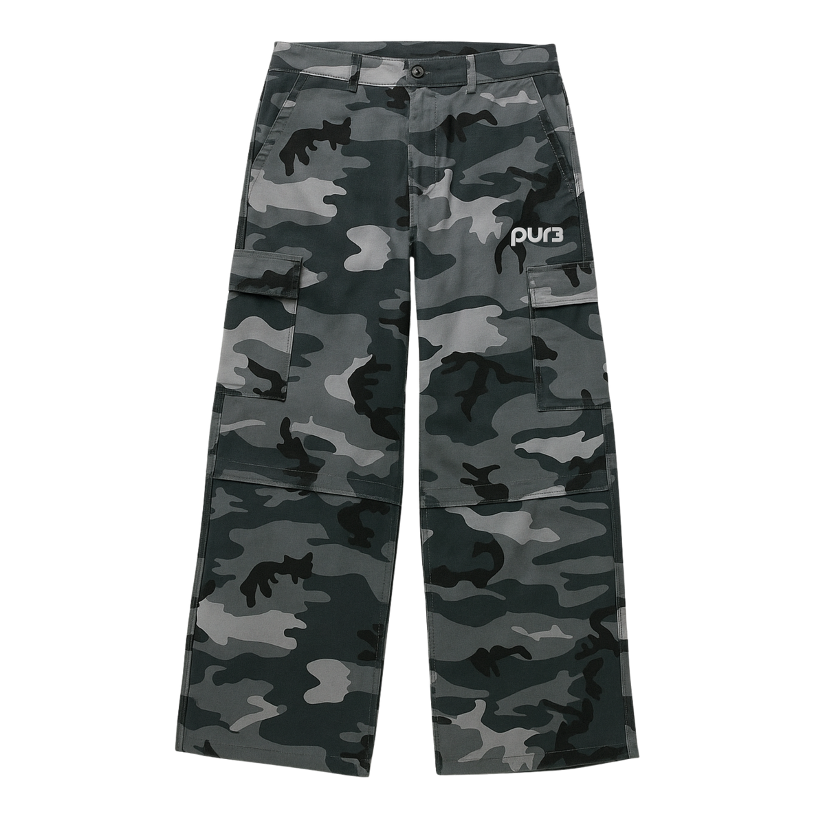 Snow Camo Baggy Sweatpants