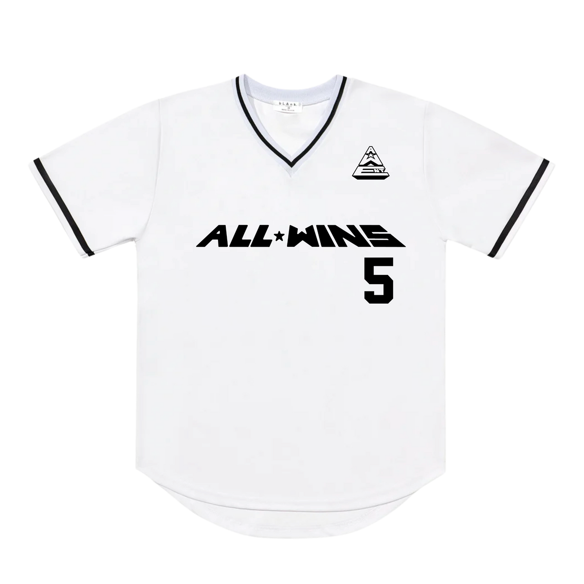 All Wins V-Neck Baseball Jersey