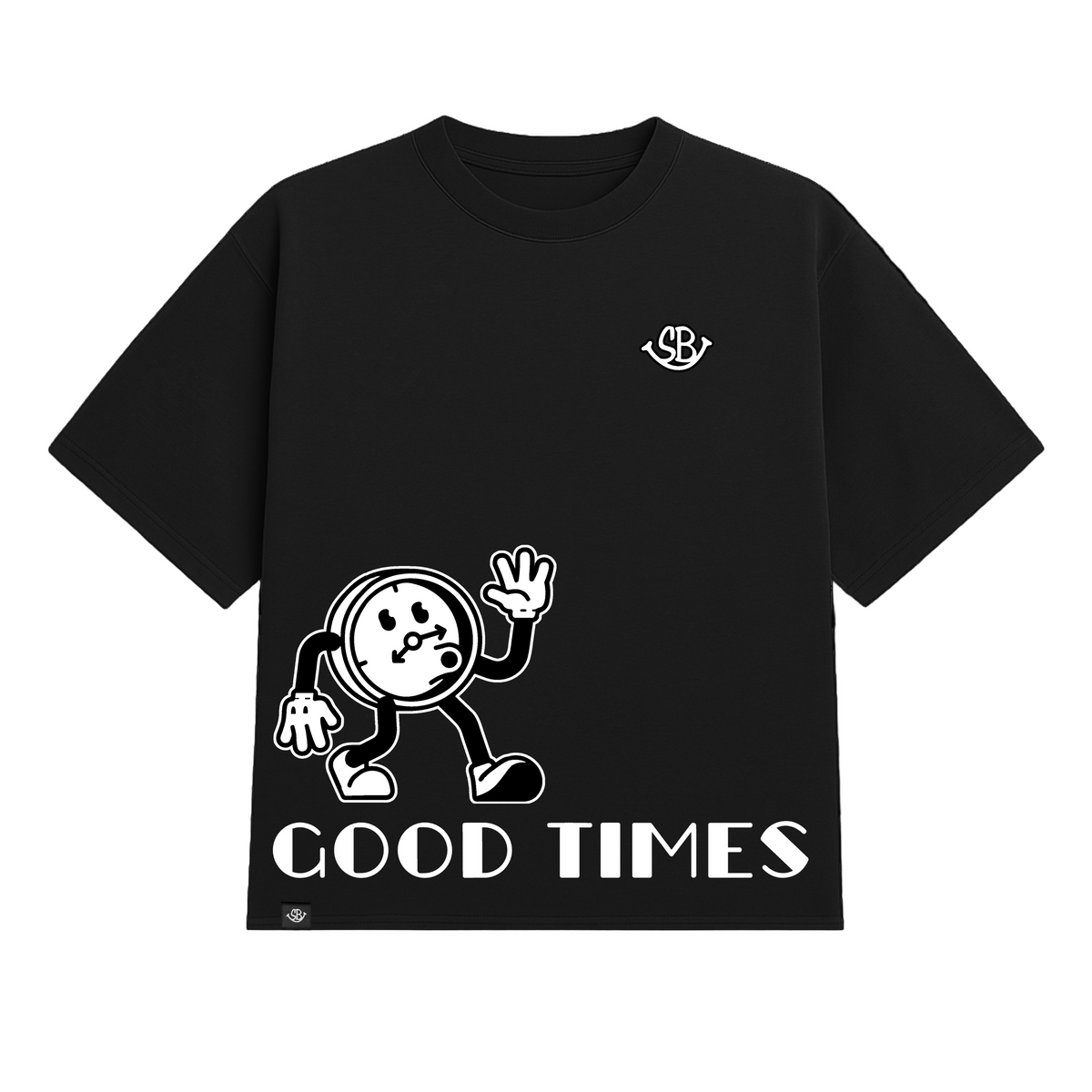 Good Times Running Clock Heavy Tee