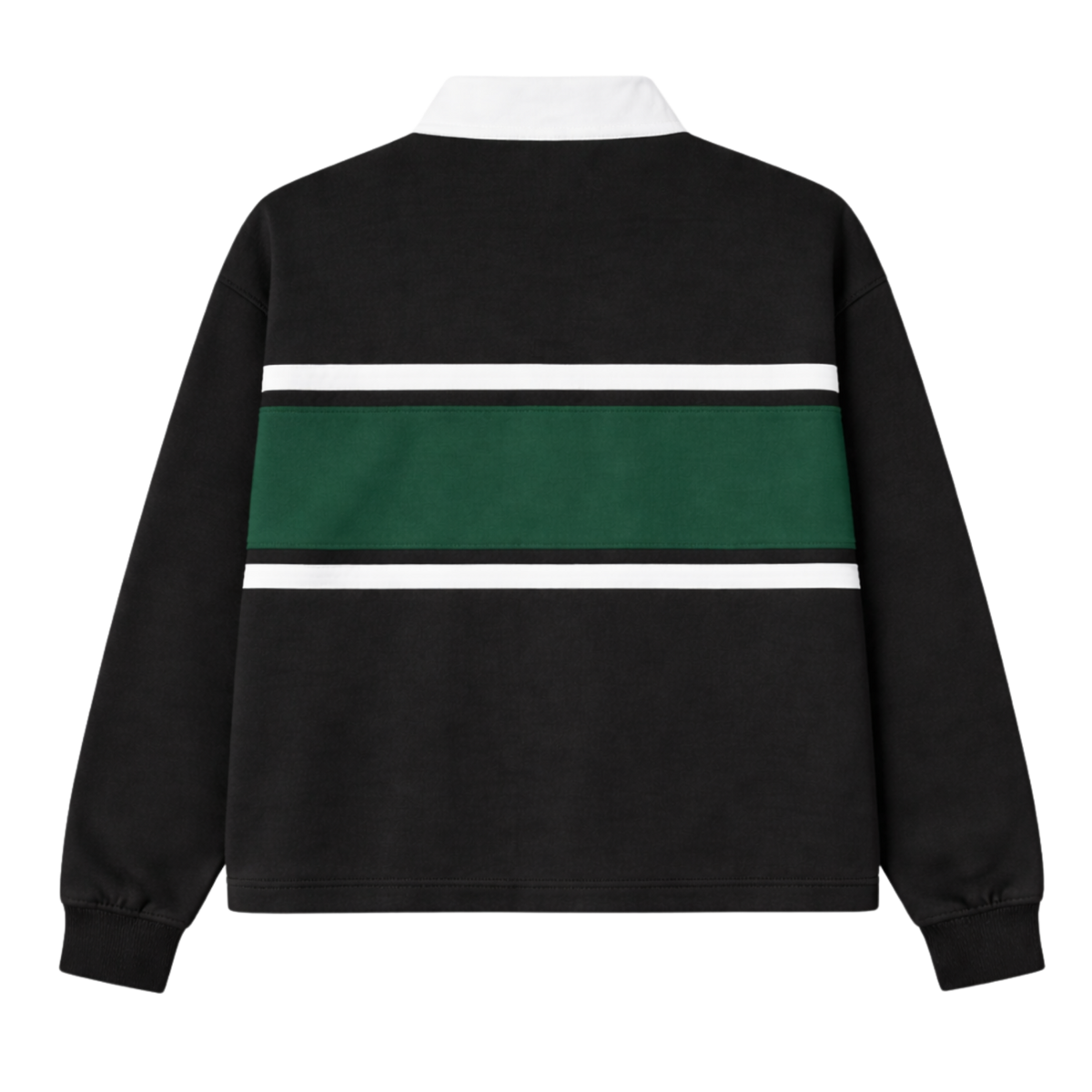 Varsity Rugby Polo - Black / Green