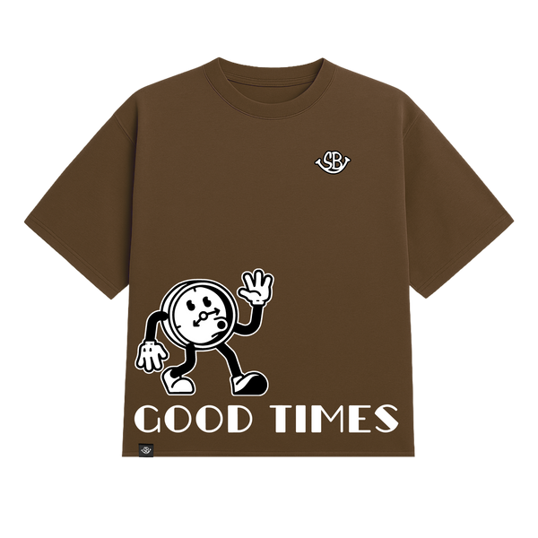 Good Times Running Clock Heavy Tee