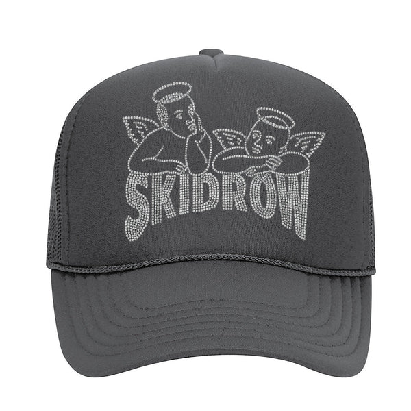Black Baby Angel Crystal Trucker 05