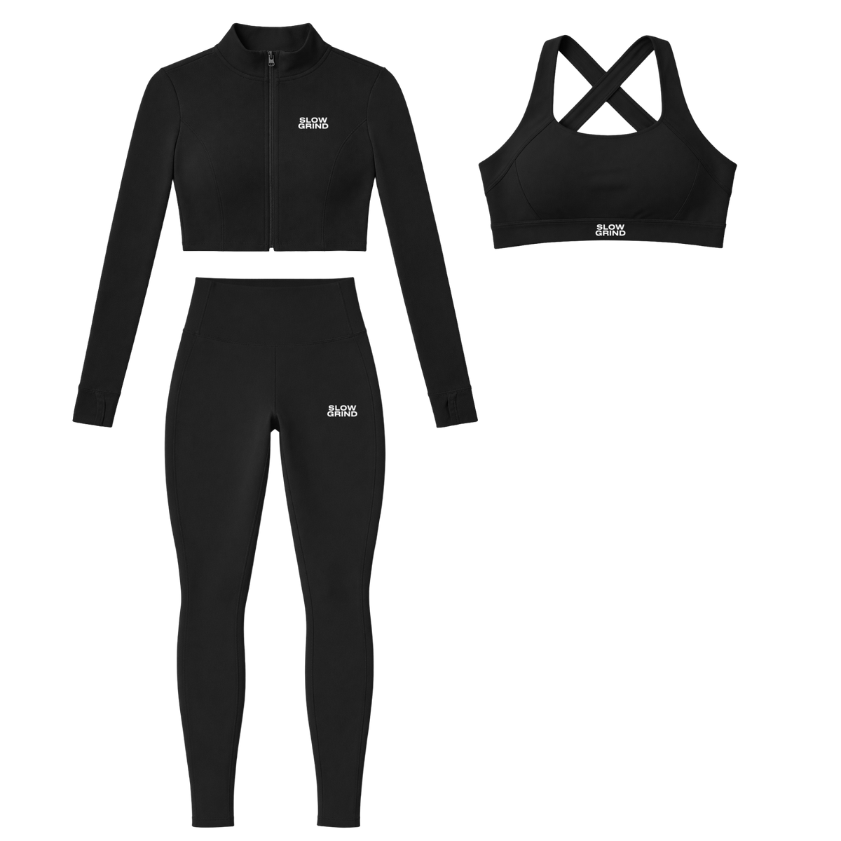 Slow Grind 3 Piece Women's Workout Set