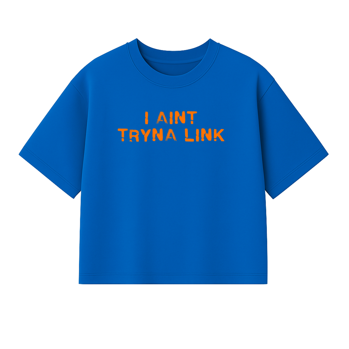 Aint Tryna Link Boxy Heavy Tee