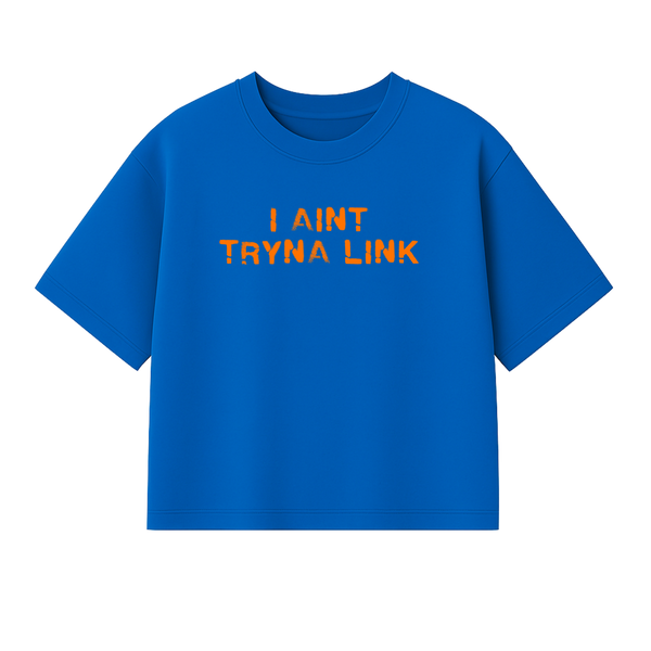 Aint Tryna Link Boxy Heavy Tee