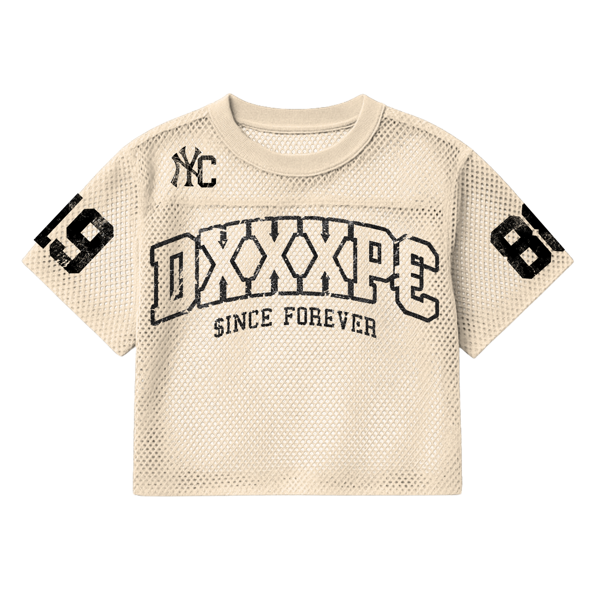 DXPE NYC Mesh Jersey Top