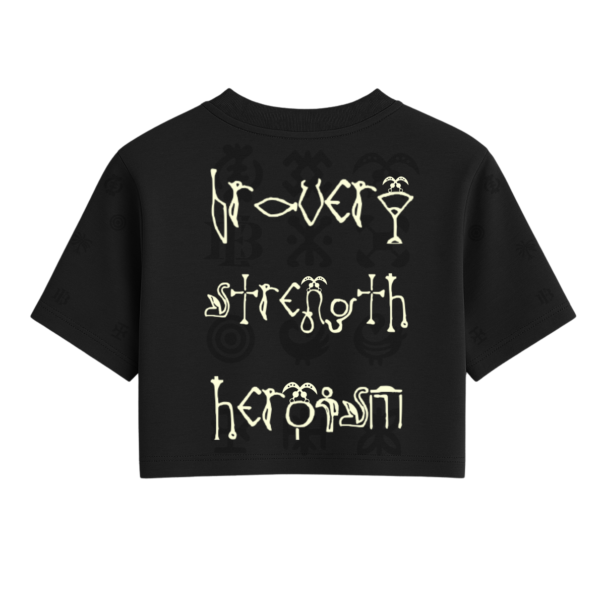 Bravery One Size Crop Tee