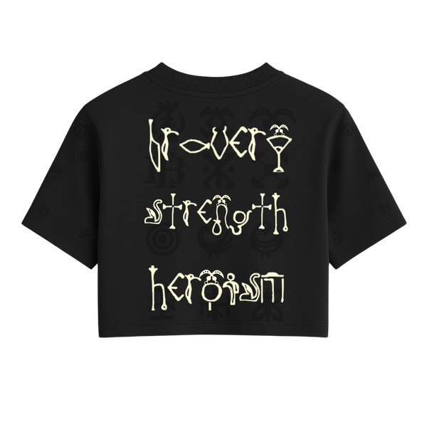Bravery One Size Crop Tee