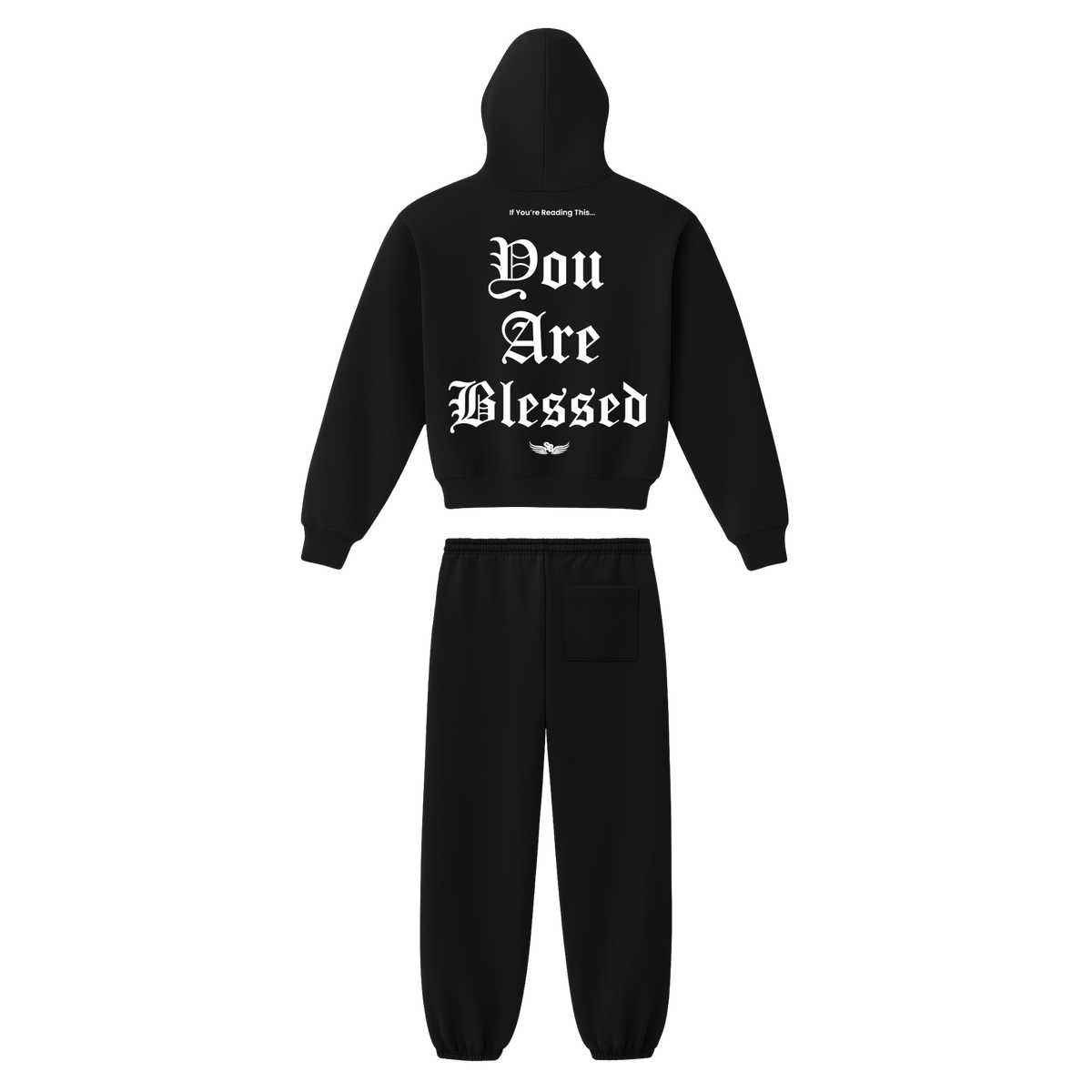 Stay Blessed - You Are Blessed Garment Dyed Hoodie Set