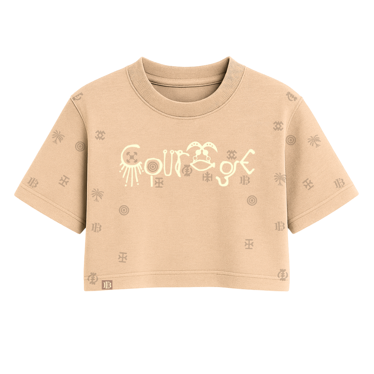 Bravery One Size Crop Tee
