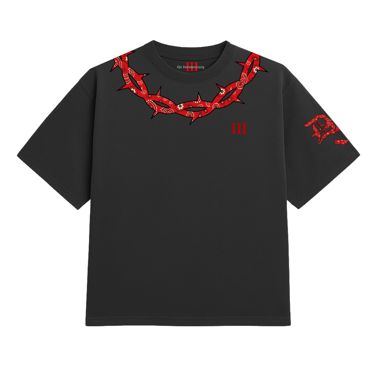 Barbed Paisley Heavy Tee