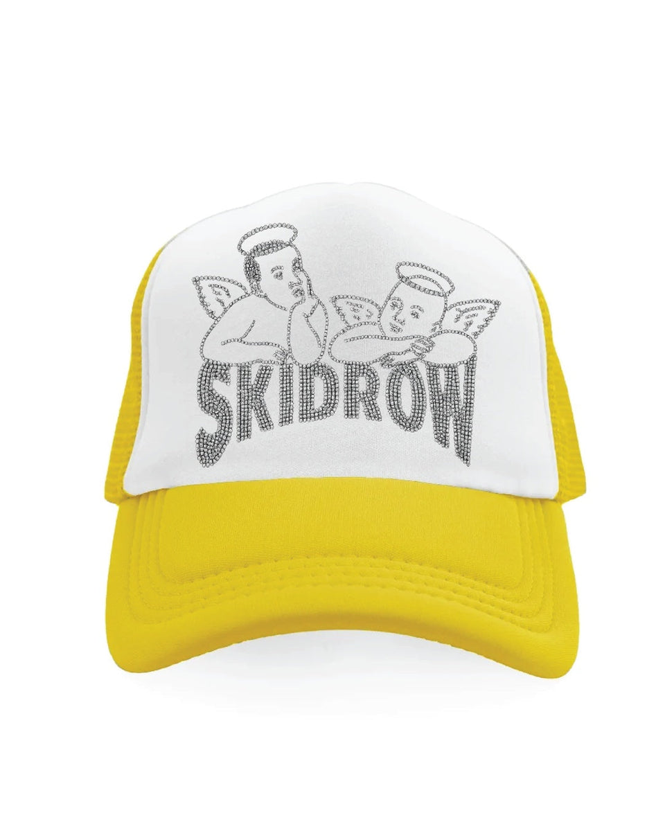 Yellow Baby Angel Crystal Trucker 03