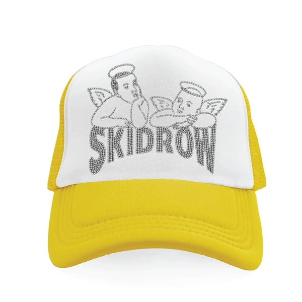 Yellow Baby Angel Crystal Trucker 03