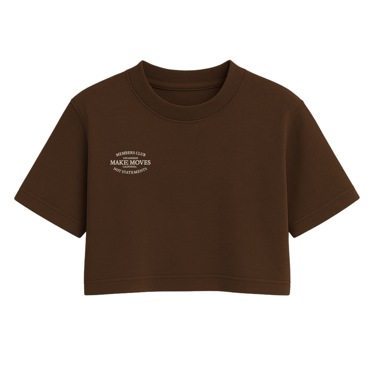 Members Club One Size Crop Tee