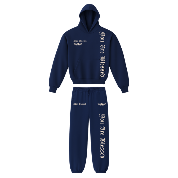 Stay Blessed - You Are Blessed Garment Dyed Hoodie Set