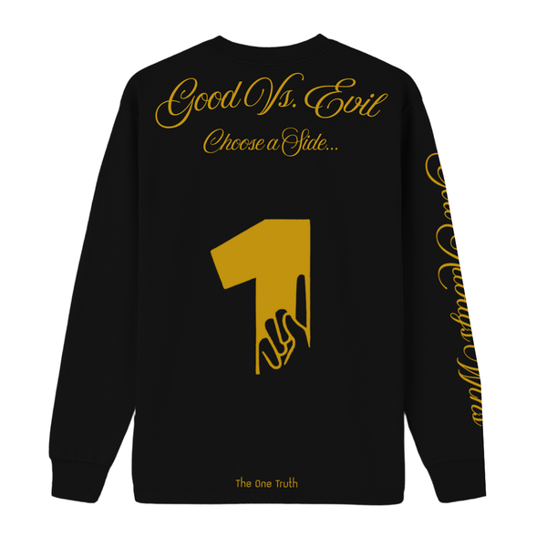 Good Vs Evil Ultra Luxury Long Sleeve Shirt