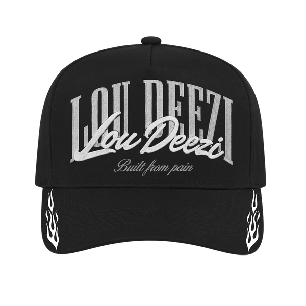 Lou Deezi Built From Pain Flame Trucker Cap