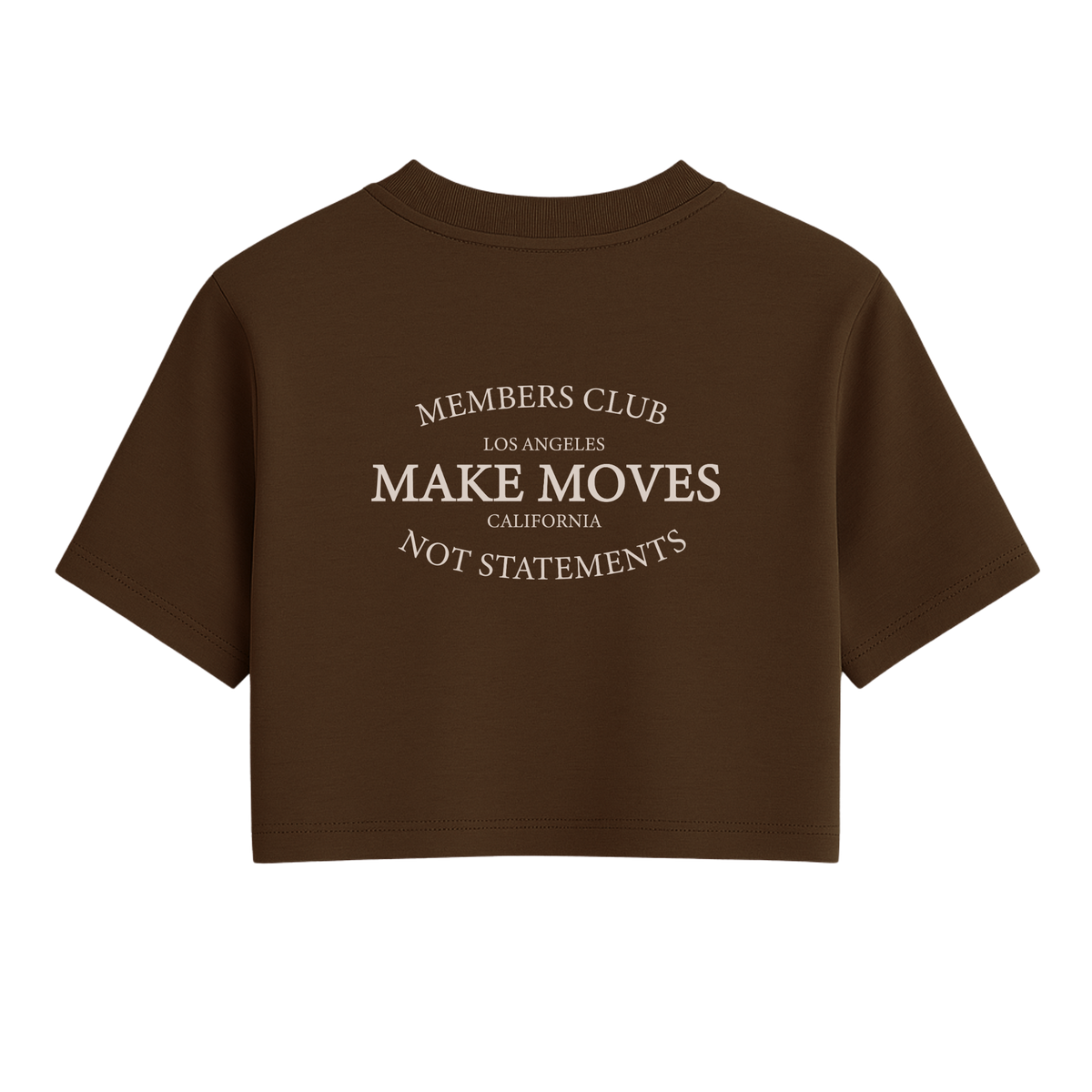Members Club One Size Crop Tee