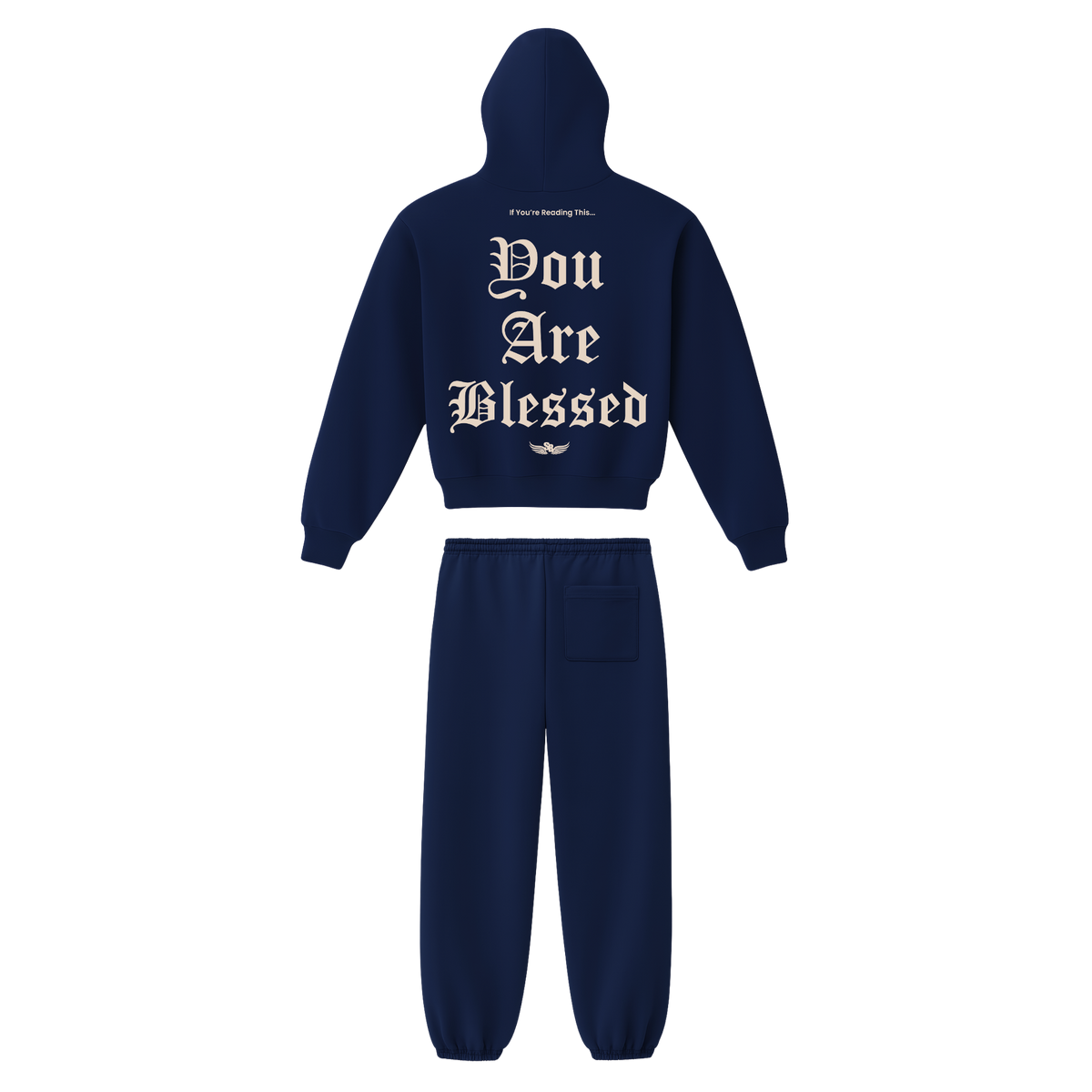 Stay Blessed - You Are Blessed Garment Dyed Hoodie Set