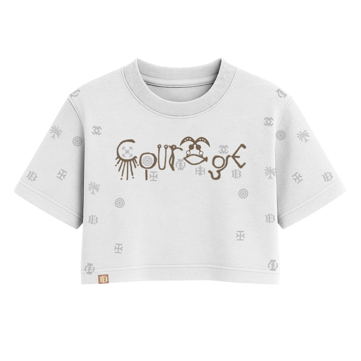 Bravery One Size Crop Tee